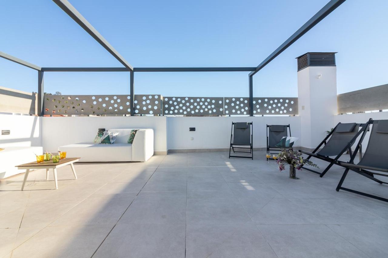 Malaga Center Flat Mariblanca 12 Sun & Terrace Boutique Apartman Kültér fotó