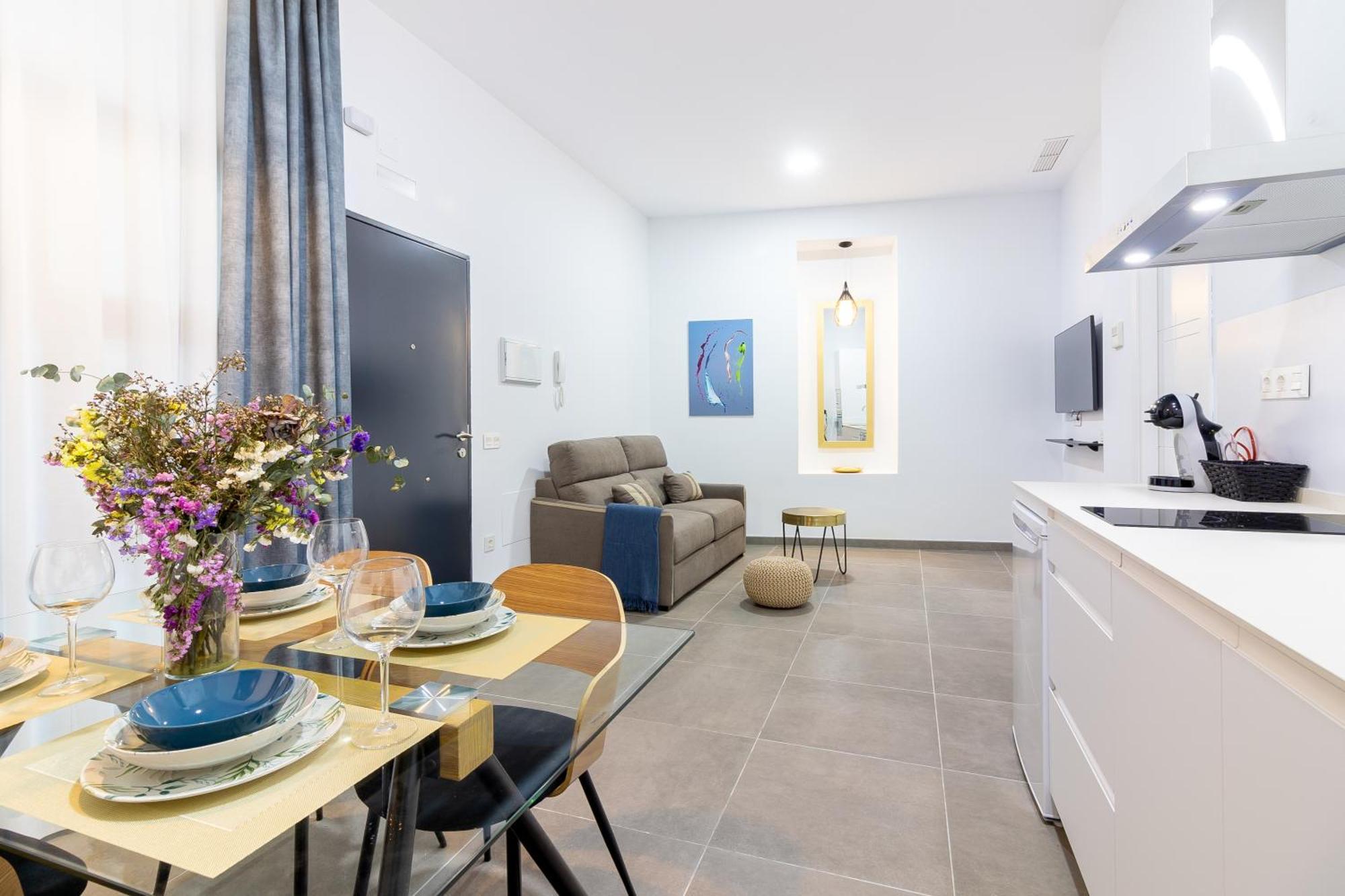 Malaga Center Flat Mariblanca 12 Sun & Terrace Boutique Apartman Szoba fotó